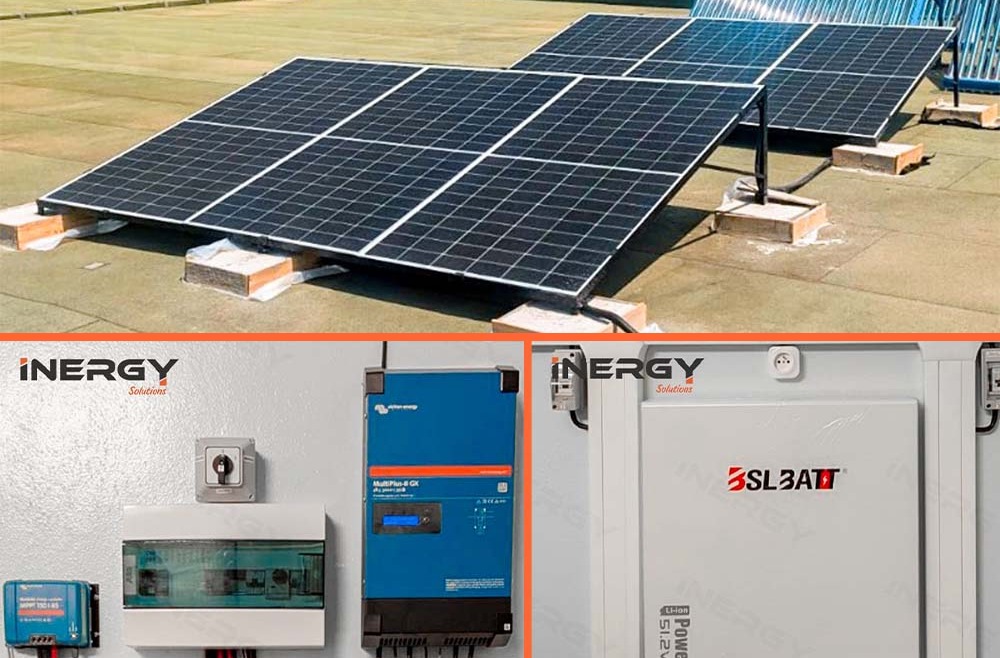 Kit solaire 3kVA avec monitoring à distance VICTRON ENERGY et BSLBATT