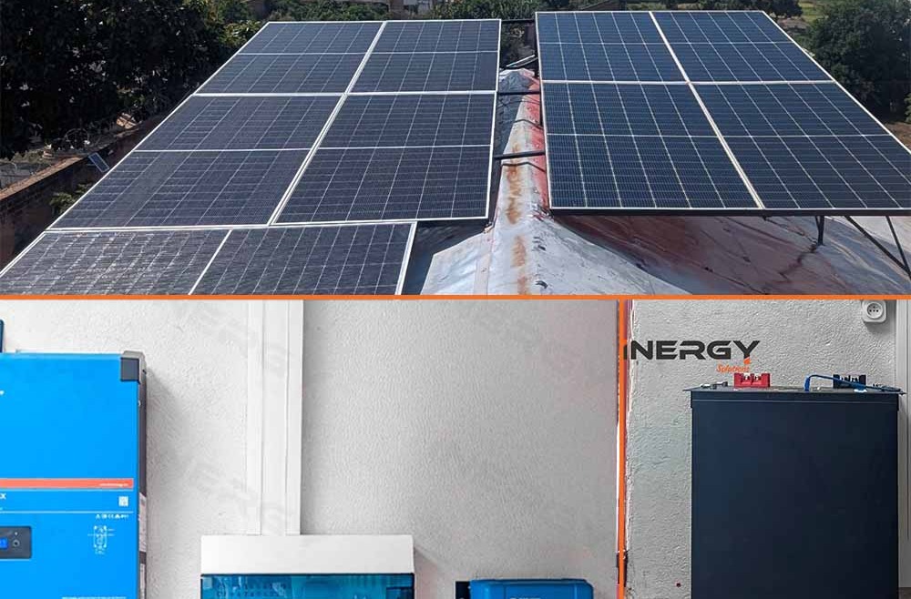 Kit solaire 5kVA avec monitoring à distance VICTRON ENERGY et TITAN