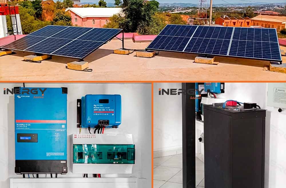 Kit solaire 5kVA avec monitoring intégré VICTRON ENERGY et TITAN