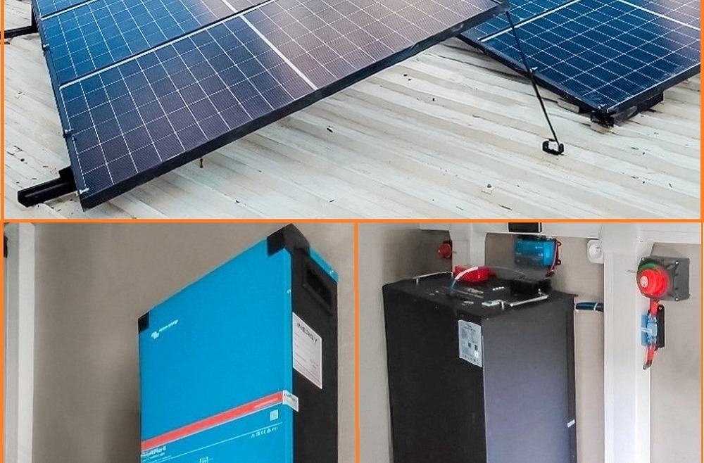 Kit solaire 10KVA avec monitoring intégré VICTRON ENERGY et TITAN